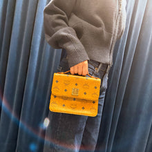 Load image into Gallery viewer, MCM Brown Visetos Leather Chain Crossbody