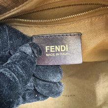 Load image into Gallery viewer, Fendi Gold Zucchino Canvas Mamma Forever Shoulder Bag TWS