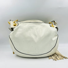 Load image into Gallery viewer, Gucci white leather studded Babouska heart hobo TWS