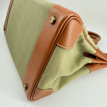 Load image into Gallery viewer, Hermes Brikin 35 Brown Epsom Olivia Canvas Gold Year2016