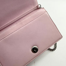 Load image into Gallery viewer, Christian Dior Diorama Patch Embellished Leather Wallet on Chain TWS