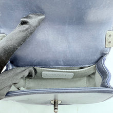 Load image into Gallery viewer, Chanel Navy Blue Velvet Mini Le Boy Bag