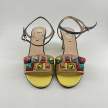 Load image into Gallery viewer, Fendi Embossed Fantasia Strap Sandal