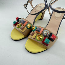 Load image into Gallery viewer, Fendi Embossed Fantasia Strap Sandal