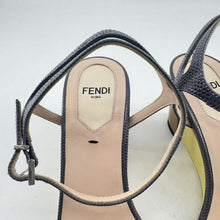 Load image into Gallery viewer, Fendi Embossed Fantasia Strap Sandal