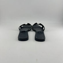 Load image into Gallery viewer, Hermes Silver Black Sandals