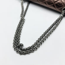 Load image into Gallery viewer, Chanel Metallic Charcoal Calfskin 2.55 Reissue 227 Double Flap Bag TWS