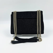 Load image into Gallery viewer, Vivienne Westwood Black Glitter Bag TWS
