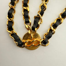 Load image into Gallery viewer, CHANEL Vintage Black Golden Waist Chain