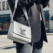Load image into Gallery viewer, Louis Vuitton Silver EPI leather Twist PM