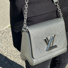 Load image into Gallery viewer, Louis Vuitton Silver EPI leather Twist PM
