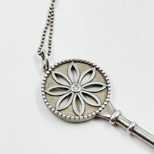 Load image into Gallery viewer, Tiffany & Co. Daisy Key Diamond Pendant Necklace