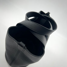 Load image into Gallery viewer, Hermes Black Clemence In-The-Loop 18 TWS