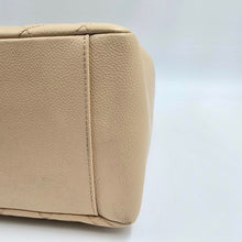 Load image into Gallery viewer, CHANEL Beige Quilted Caviar Grand Shopping Tote TWS