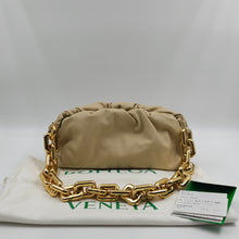 Load image into Gallery viewer, Bottega Veneta White The Chain Pouch Clutch