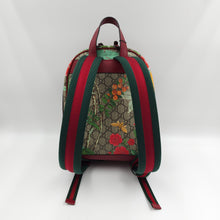 Load image into Gallery viewer, Gucci Red Small GG Supreme Tian Backpack