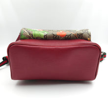 Load image into Gallery viewer, Gucci Red Small GG Supreme Tian Backpack