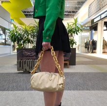 Load image into Gallery viewer, Bottega Veneta White The Chain Pouch Clutch