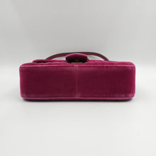 Load image into Gallery viewer, Gucci Pink Velvet GG Marmont Mini Metelasse Two-way Bag TWS