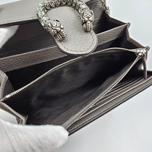 Load image into Gallery viewer, Gucci Grey Dionysus Leather Bag TWS