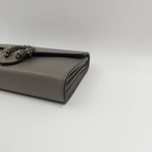 Load image into Gallery viewer, Gucci Grey Dionysus Leather Bag TWS