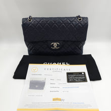 Load image into Gallery viewer, Chanel Jumbo Single Flap Classic Navy Blue Bag 2009