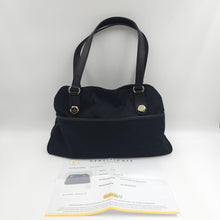 Load image into Gallery viewer, Gucci Black Monogram Shoulder Bag TWS