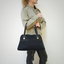 Load image into Gallery viewer, Gucci Black Monogram Shoulder Bag TWS