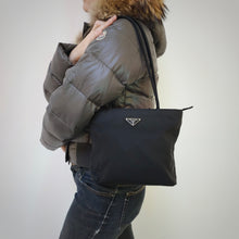 Load image into Gallery viewer, Prada Black Nylon Handbag TWS