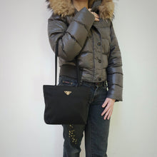 Load image into Gallery viewer, Prada Black Nylon Handbag TWS