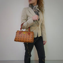 Load image into Gallery viewer, MCM Monogram Boston Handbag TWS