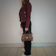 Load image into Gallery viewer, Dolce & Gabbana Medium Sicily Leopard-Print Cross Body Bag TWS