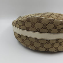 Load image into Gallery viewer, Gucci Brown GG Canvas Twins Shoulder Bag White Beige TWS