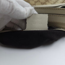Load image into Gallery viewer, Gucci Brown GG Canvas Twins Shoulder Bag White Beige TWS