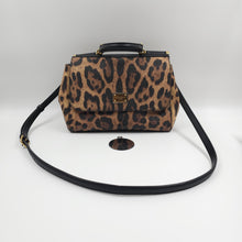 Load image into Gallery viewer, Dolce & Gabbana Medium Sicily Leopard-Print Cross Body Bag TWS