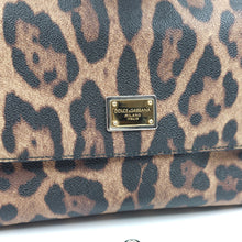 Load image into Gallery viewer, Dolce & Gabbana Medium Sicily Leopard-Print Cross Body Bag TWS