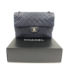 Load image into Gallery viewer, Chanel Jumbo Single Flap Classic Navy Blue Bag 2009