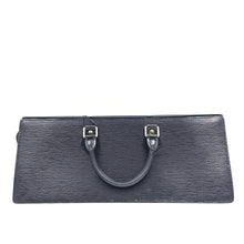 Load image into Gallery viewer, Louis Vuitton Black Triangle Hand Bag TWS