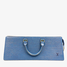 Load image into Gallery viewer, Louis Vuitton Blue Triangle HandBag TWS