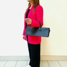 Load image into Gallery viewer, Louis Vuitton Black Triangle Hand Bag TWS