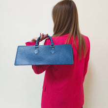 Load image into Gallery viewer, Louis Vuitton Blue Triangle HandBag TWS