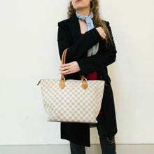 Load image into Gallery viewer, Louis Vuitton Damier Azur Saleya MM Tote TWS