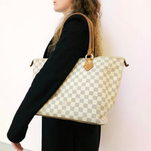 Load image into Gallery viewer, Louis Vuitton Damier Azur Saleya MM Tote TWS