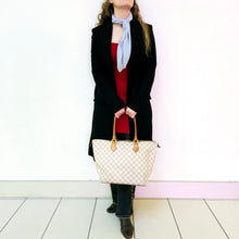 Load image into Gallery viewer, Louis Vuitton Damier Azur Saleya MM Tote TWS