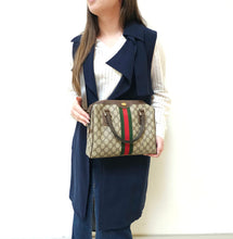 Load image into Gallery viewer, Gucci GG Sherry Line 2way Bag TWS