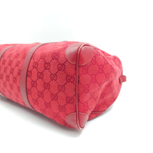Load image into Gallery viewer, Gucci Red GG Canvas Boston Bag TWS