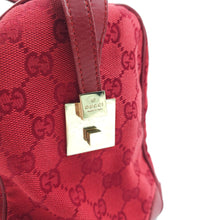 Load image into Gallery viewer, Gucci Red GG Canvas Boston Bag TWS