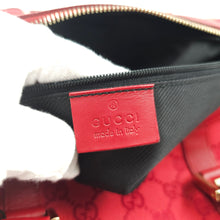 Load image into Gallery viewer, Gucci Red GG Canvas Boston Bag TWS