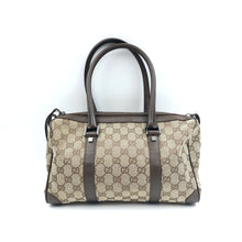 Load image into Gallery viewer, Gucci Abbey Boston GG Canvas Bag TWS