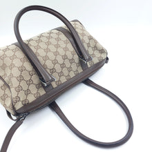 Load image into Gallery viewer, Gucci Abbey Boston GG Canvas Bag TWS